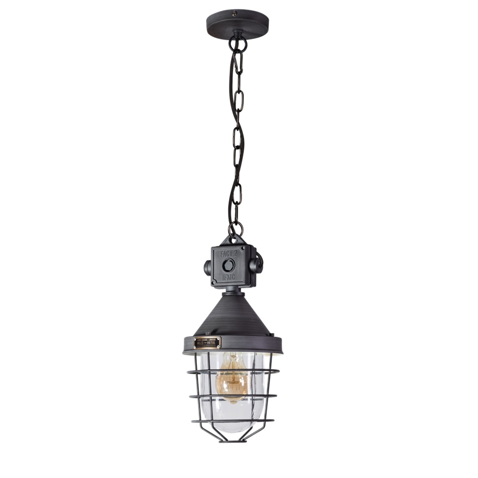 Bond grijs hanglamp