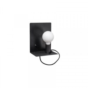 Magneto zwart wandlamp