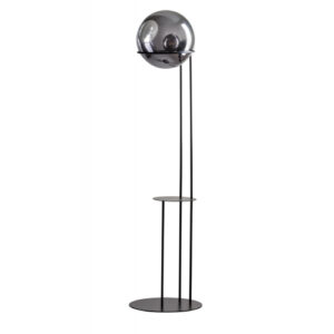 zwarte vloerlamp orb