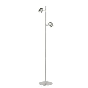Ovale nickel vloerlamp