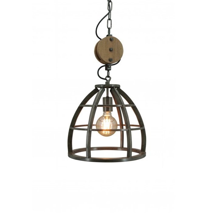 Lucca zwart 34cm hanglamp