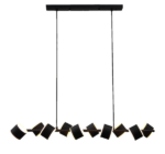 Hanglamp Prince zwart 10 lichts
