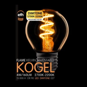 Kogel goud spiraal 4W dimtone