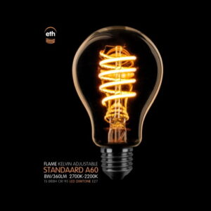 Standaard goud spiraal 8W dimtone
