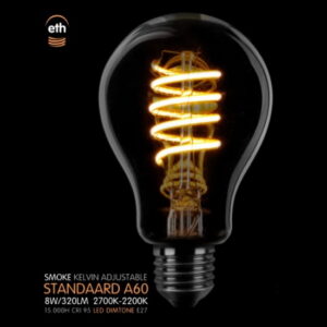 Standaard smoke spiraal 8W dimtone