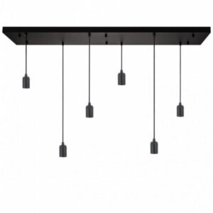 Pendel Savoy zwart 6 lichts