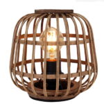 Tafellamp trapezoid naturel