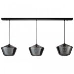 Hanglamp Carlton smoke 3 lichts