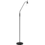 Vloerlamp Touchy zwart 150cm