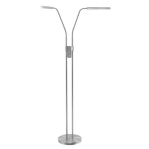 Vloerlamp Murcia chroom 2 lichts