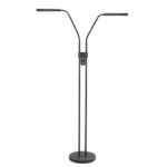 Vloerlamp Murcia zwart 2 lichts