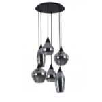 Hanglamp Cambio zwart 6 lichts