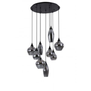 Hanglamp Cambio zwart 9 lichts
