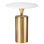 Tafellamp Jazz goud-wit