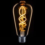 Edison goud spiraal 4W dimbaar