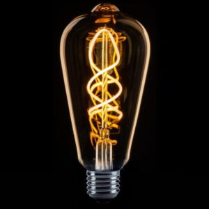 Edison goud spiraal 4W dimbaar