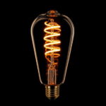 Edison goud spiraal 8W dimbaar
