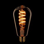 Edison goud spiraal 7W scene switch