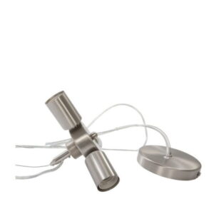Pendel zilver rond 3 lichts