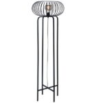 Vloerlamp Bolato zwart 163cm
