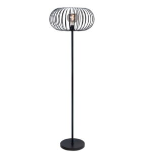Vloerlamp Bolato zwart 166cm