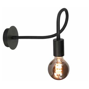 Wandlamp Flex zwart