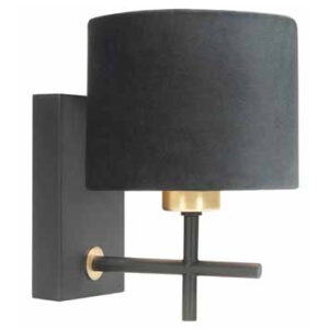 Wandlamp Torcia zwart