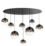 Hanglamp Fantasy ovaal smoke-helder