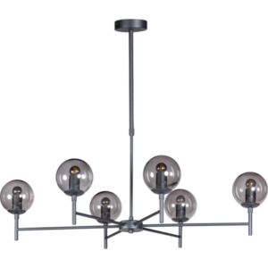 Hanglamp Davina smoke 115cm