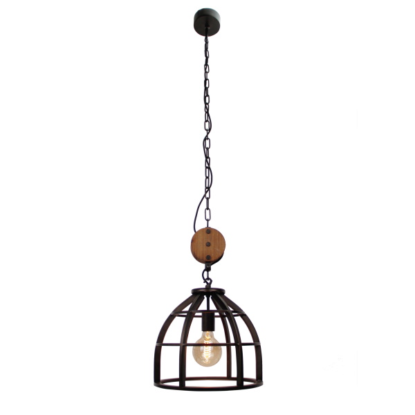 Hanglamp Aperto zwart 47cm