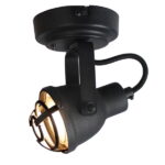 Spot Industria zwart 1 lichts