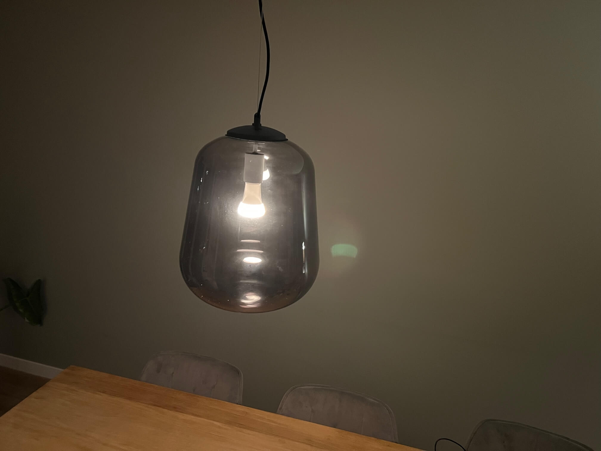 Vlucht Bloemlezing twee weken Hanglamp Benn zwart gun metal glas | Sfeerlampen.nl