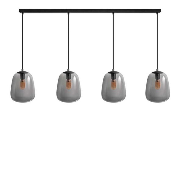 Hanglamp Benn zwart 4 lichts