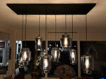 Hanglamp Fantasy 8 licht smoke glas sfeer