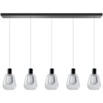 Hanglamp Gary helder 5 lichts 100cm