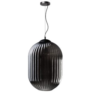 Hanglamp Glamm ribbel smoke 40cm