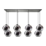 Hanglamp Orb smoke 8 lichts