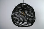 Hanglamp rotan Hive zwart 40cm