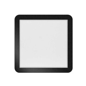 Plafondlamp Anne zwart 30x30cm