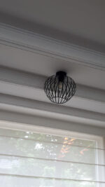 Plafondlamp Mela zwart 30cm Bodine