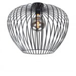 Plafondlamp Mela zwart 40cm