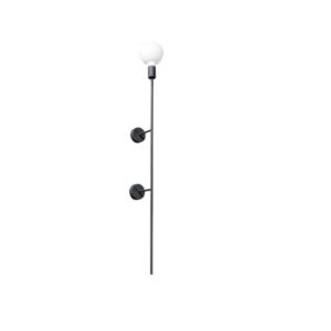 Wandlamp Mike zwart 104 cm