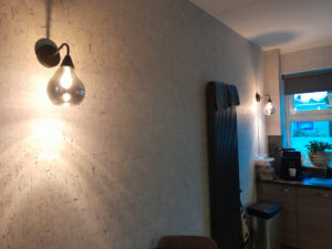 Zwarte Cambio wandlamp