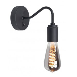 Collo zwart wandlamp 1 lichts