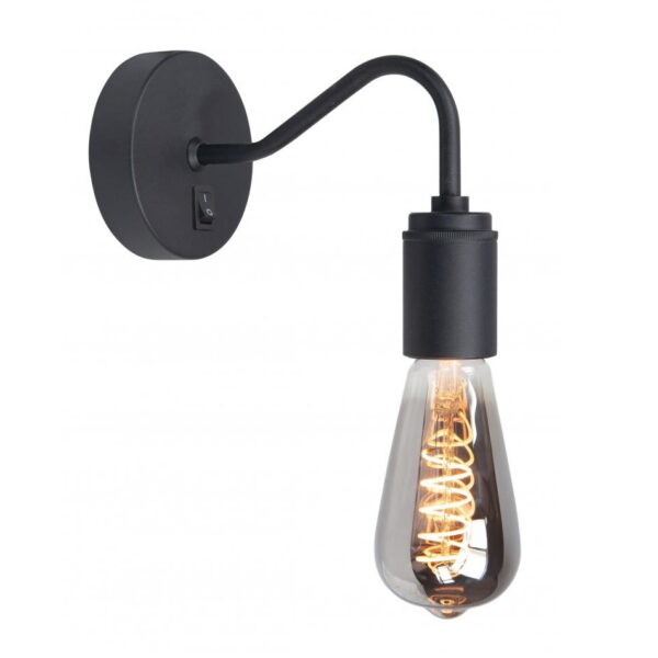 Collo zwart wandlamp 1 lichts