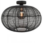 Alto zwart plafondlamp 40cm
