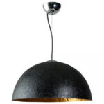 Mezzo tondo zwart-goud hanglamp 50cm