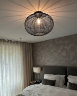 Plafondlamp Alto zwart 50cm