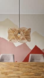 Hanglamp Wave rotan tafel