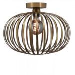 Plafondlamp Lido brons 30cm